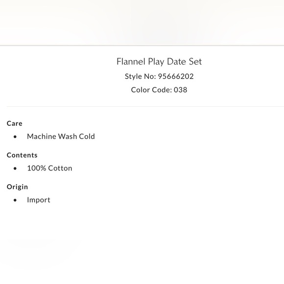 NWT Free People XS Flannel Play Date Set Cotton Green Combo Pajamas Intimately - Picture 5 of 5